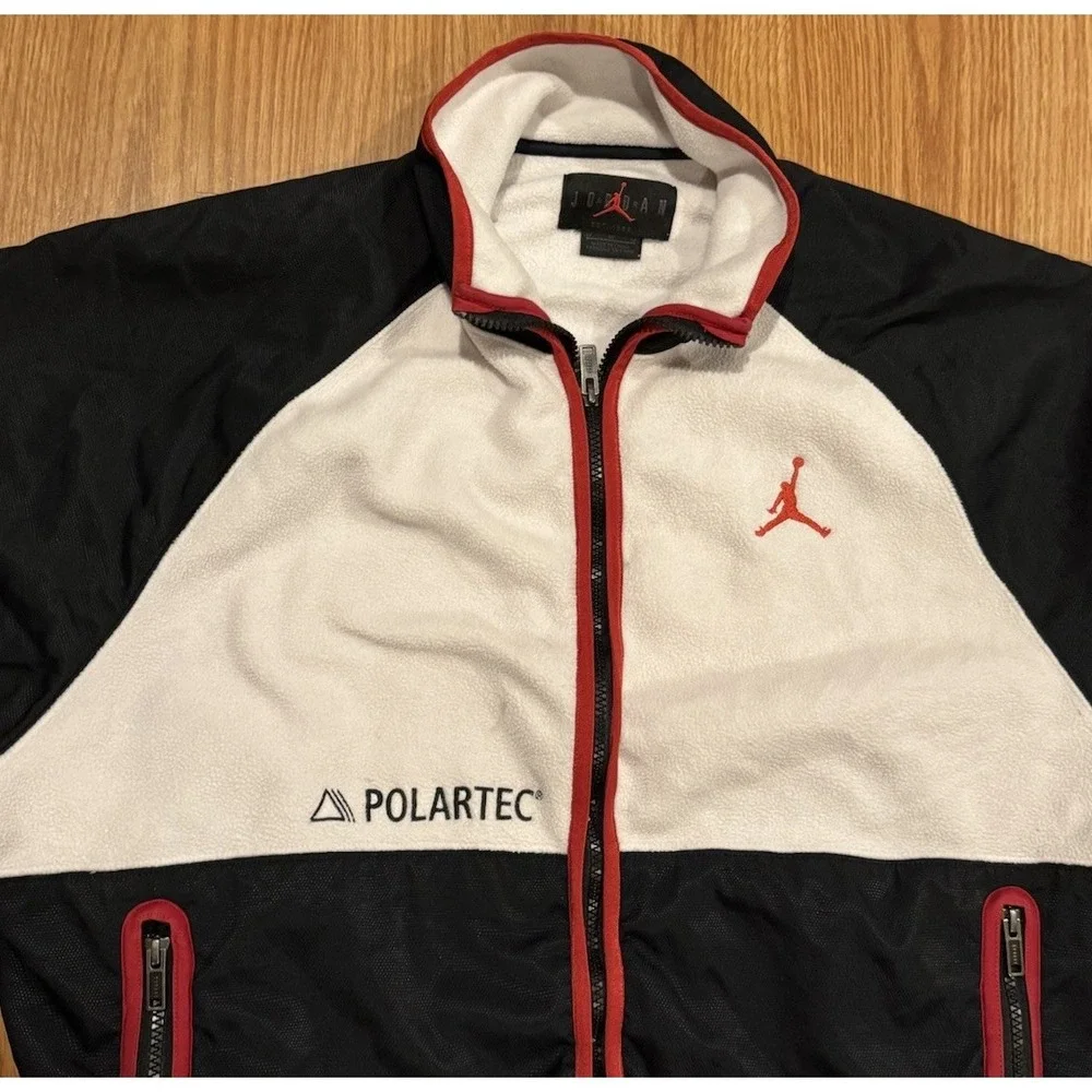 Nike Air Jordan Polartec Jacket 23 Engineered Full Zip Fleece Mens M Rare